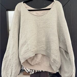 Free People grey Crew Neck Sweater